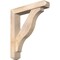 Ekena Millwork Funston Craftsman Smooth Bracket w/ Offset Brace, Douglas Fir, 5 1/2"W x 28"D x 32"H BKT0604X28X32FST04SDF - alternate 1